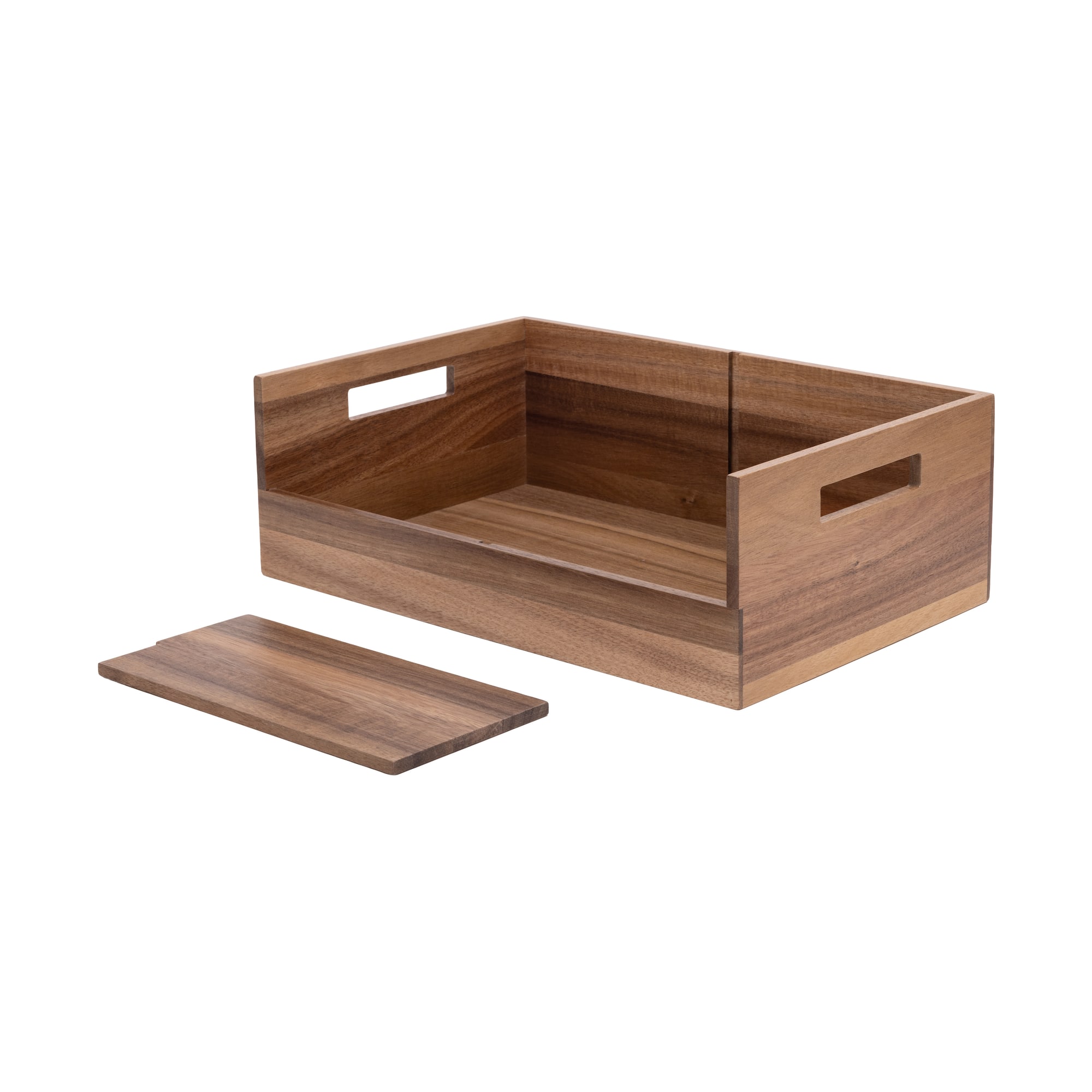 Seville Classics Large Acacia Desktop Organizer